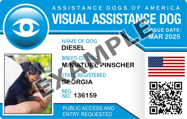 Visual Dog ID Card