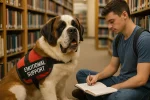 Saint Bernard as an Emotional Support Dog